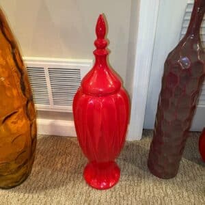 Red-Ceramic-Ginger-Jar
