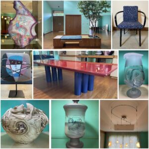 Eclectic Postmodern, MidCentury & Global Art Collection  Furniture, Studio Pottery, Crystal & Decorative Arts