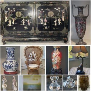 Postmodern, Hollywood Regency & Global Dcor Estate Auction  Furniture, Lladr, Lalique, Waterford, Fine Art & Collectibles