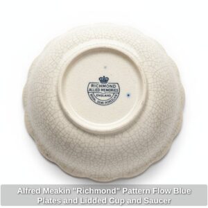 Alfred-Meakin-Richmond-Pattern-Flow-Blue-Plates-and-Lidded-Cup-and-Saucer-fourth-image