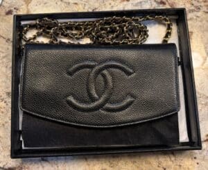 Chanel-Black-Caviar-Timeless-Wallet-on-Chain