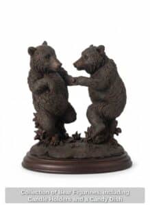 Collection-of-Bear-Figurines-including-Candle-Holders-and-a-Candy-Dish-fifth-image