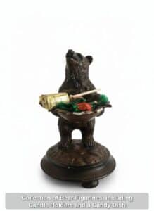 Collection-of-Bear-Figurines-including-Candle-Holders-and-a-Candy-Dish-fourth-image