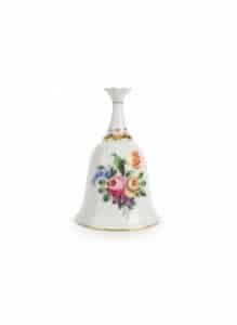 Herend-Handpainted-Porcelain-Bell-with-Floral-Motif-third-image-1