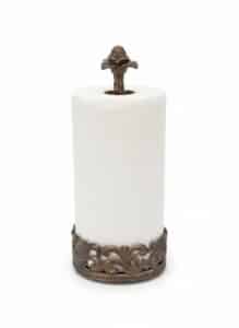 Ornate-Bronze-Metal-Paper-Towel-Holder-second-image-1