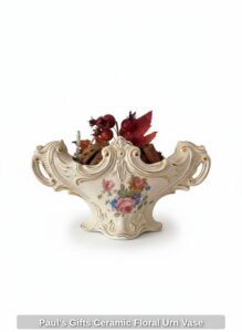 Pauls-Gifts-Ceramic-Floral-Urn-Vase-fourth-image