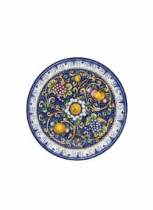 Ricceri-Piatto-Decorato-Ceramic-Fruit-Plate-second-image-1