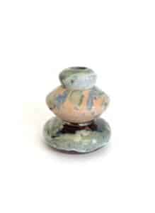 Set-of-Three-Japanese-Ikebana-Flower-Arranging-Vases-with-Kenzan-third-image-1