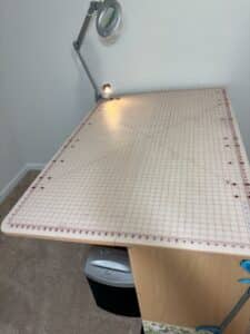 Sullivans-Home-Hobby-Cutting-Mat-x-with-Craft-Table-and-Magnifying-Lamp