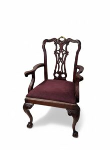 Universal-Furniture-Solid-Mahogany-Traditional-Chippendale-Armchair-fourth-image-1