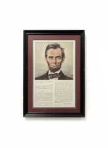 Abraham-Lincoln-Gettysburg-Address-Commemorative-Print-second-image