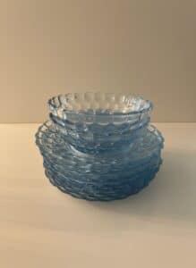 Anchor-Hocking-Blue-Bubble-Glass-Berry-Bowls-Set-third-image