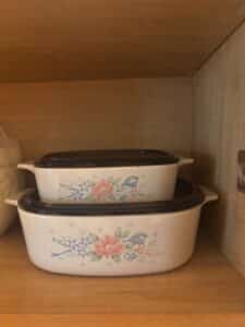 CorningWare-Rose-Petal-and-Blue-Cornflower-Casserole-Dishes