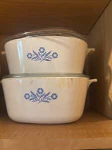 CorningWare-Rose-Petal-and-Blue-Cornflower-Casserole-Dishes-second-image