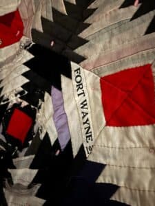 Pineapple-Quilt-with-Fort-Wayne-Inscription-second-image