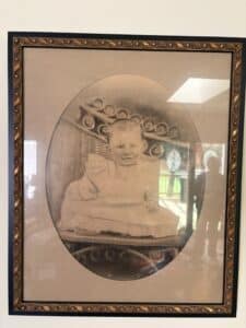 Antique-Crayon-Portrait-of-a-Baby