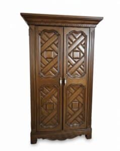 Basic-Witz-Mid-Century-French-Provincial-Bar-Cabinet