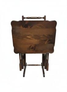 Ethan-Allen-Old-Tavern-TV-Tray-Table-Set
