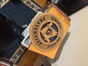 Masonic-Liberty-Fraternity-Equality-Wall-Clock