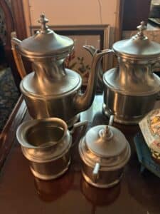 Royal-Holland-KMD-Tiel-Pewter-Coffee-and-Tea-Set
