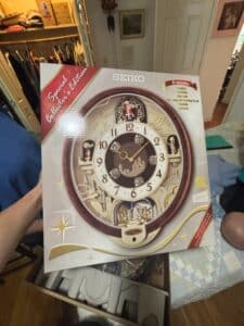 Seiko-Melodies-in-Motion-Wall-Clock-QXMZRH-with-Beatles-Songs-second-image