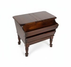 Set-of-Two-Kling-Factories-Solid-Cherry-Sewing-Stand-or-Side-Table