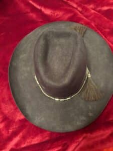 Texas-Hatters-Custom-Cowboy-Hat-with-Horsehair-Hatband-and-Medallion-second-image