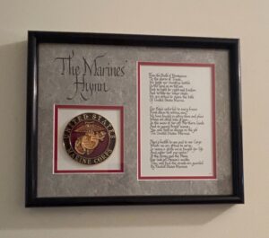 United-States-Marine-Corps-Hymn-Framed-Plaque-1
