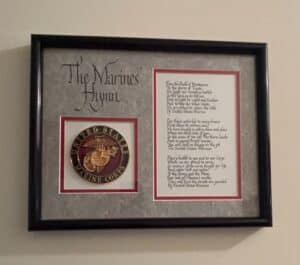 United-States-Marine-Corps-Hymn-Framed-Plaque