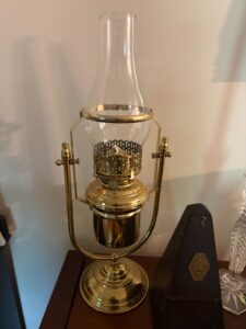 Vintage-Brass-Gimbal-Oil-Lamp-by-PA-Eagle-1