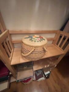 Vintage-Japanese-Woven-Sewing-Basket-with-Floral-Needlepoint-Lid