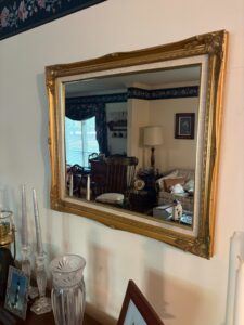 Vintage-Ornate-Gilt-Wood-and-Gesso-Wall-Mirror-with-Fabric-Liner-1