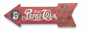 Vintage-Pepsi-Cola-Arrow-Advertising-Sign-Ice-Cold-Sold-Here-1
