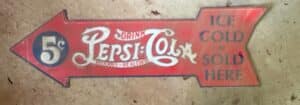 Vintage-Pepsi-Cola-Arrow-Advertising-Sign-Ice-Cold-Sold-Here