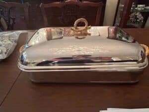 Silver-Plated-Chafing-Dish-with-Twisted-Handles-and-Snowflake-Motif