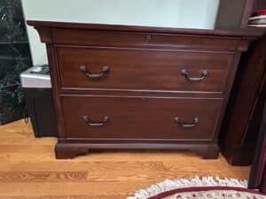 Traditional-Mahogany-Two-Drawer-Lateral-Filing-Cabinet