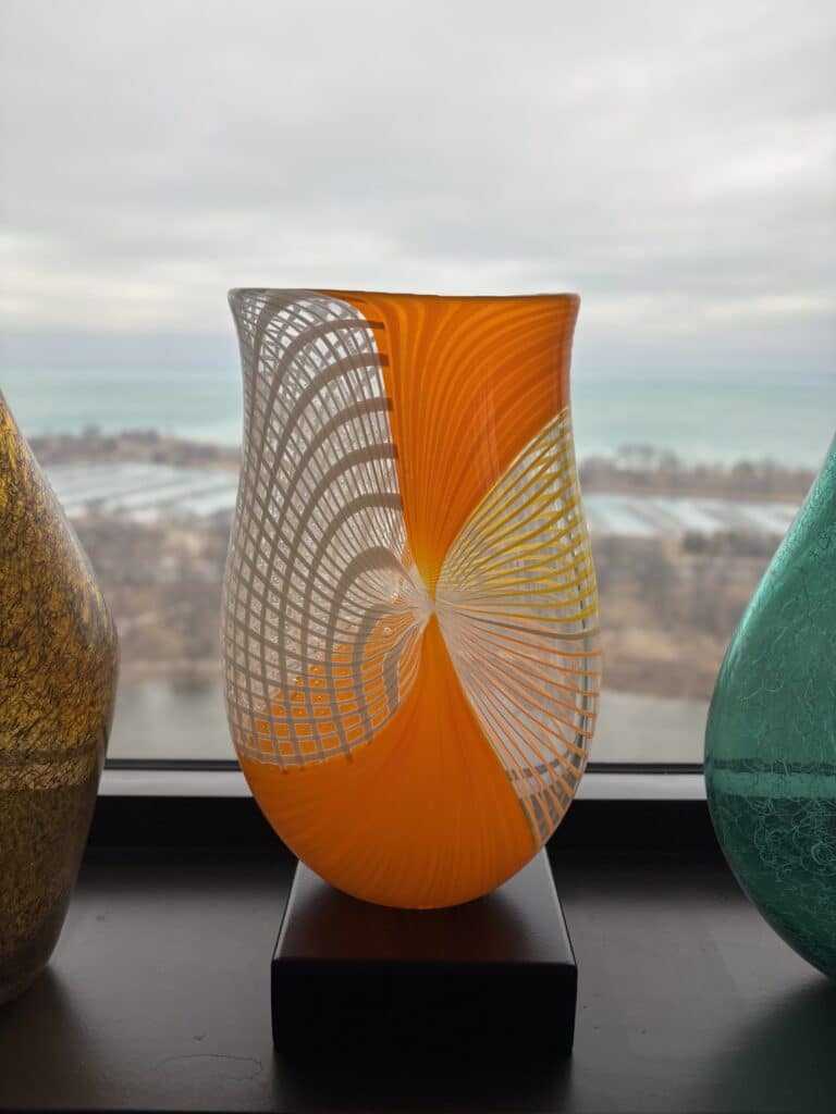 Do you believe in Magic? Magicians Lincoln Park condo filled with art glass, art, modern furniture , electronics, housewares