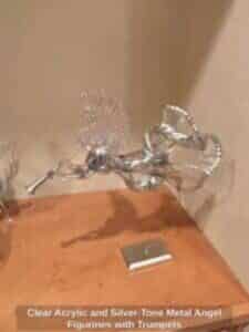 Clear-Acrylic-and-Silver-Tone-Metal-Angel-Figurines-with-Trumpets-second-image-225x300-2