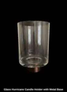 Glass-Hurricane-Candle-Holder-with-Metal-Base-219x300-2
