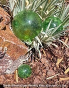 Green-Blown-Glass-Fishing-Float-Garden-Orb-Set-235x300-2
