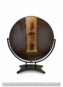 Jasmine-Art-Glass-Disc-Vase-with-Metal-Stand-219x300-2