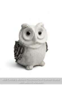 Mid-Century-Modern-Concrete-Owl-Garden-Statue-with-Mosaic-Accents-219x300-2