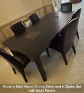 Modern-Dark-Wood-Dining-Table-and-Chairs-Set-with-Inset-Panels-270x300-2