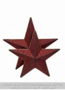 Set-of-Two-Red-Glitter-Star-Decorations-and-For-Unto-Us-a-Child-is-Born-Wall-Plaque-219x300-2