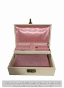 Vintage-Cream-Faux-Leather-Jewelry-Box-with-Pink-Satin-Lining-and-Tiered-Tray-219x300-2