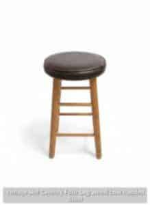 Vintage-Mid-Century-Four-Leg-Wood-Low-Padded-Stool-219x300-2