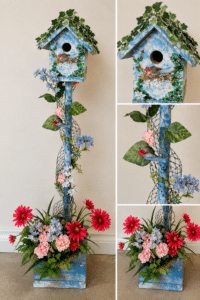 Casinha-de-Passaros-Rustica-com-Flores