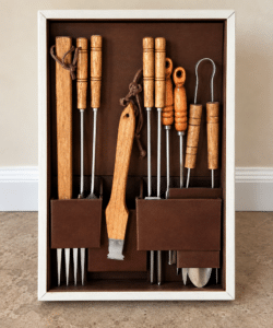 Conjunto-de-Utensilios-para-Churrasco-em-Madeira