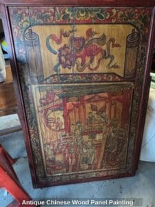 Antique-Chinese-Wood-Panel-Painting