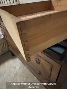 Antique-Walnut-Dresser-with-Carved-Accents-third-image
